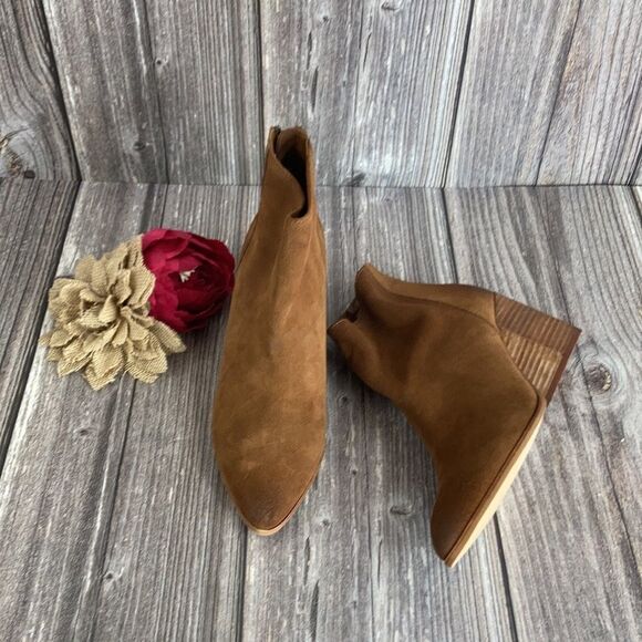 Aqua Womens Dante Suede Pointed Toe Booties - Picture 3 of 5